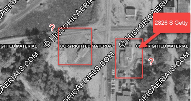 Chadwicks Drive-In - 1955 Aerial Photo